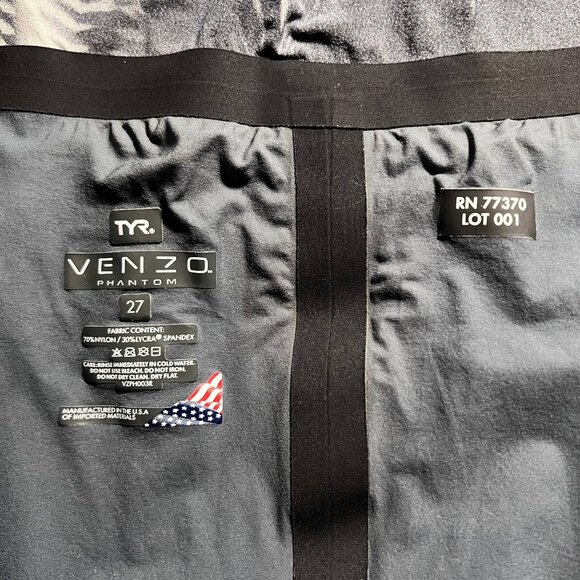 TYR Women's Venzo Phantom Oblivion Closed Back Kneeskin Tech Suit Swimsuit 27 - Picture 11 of 13